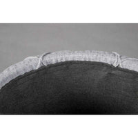 Pouf contenitore Inter Link in tessuto grigio chiaro dim. l.34xp.34xh.40 cm