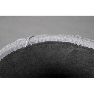 Pouf contenitore Inter Link in tessuto grigio chiaro dim. l.34xp.34xh.40 cm