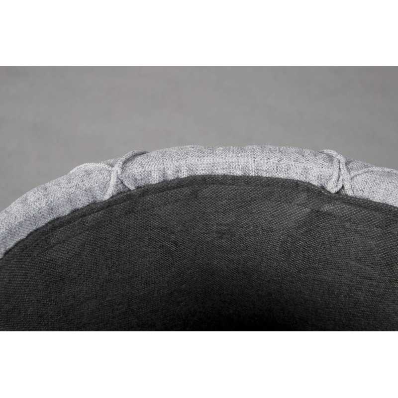 Pouf contenitore Inter Link in tessuto grigio chiaro dim. l.34xp.34xh.40 cm