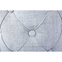 Pouf contenitore Inter Link in tessuto grigio chiaro dim. l.34xp.34xh.40 cm