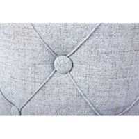 Pouf contenitore Inter Link in tessuto grigio chiaro dim. l.34xp.34xh.40 cm