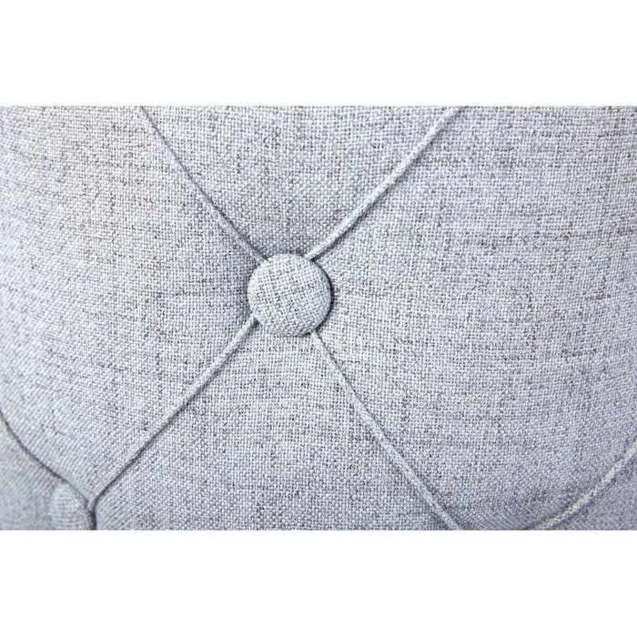 Pouf contenitore Inter Link in tessuto grigio chiaro dim. l.34xp.34xh.40 cm