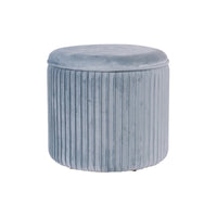 Pouf Contenitore Leon 38x35 Grigio