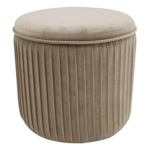 Pouf Contenitore Leon Beige 38x38x35