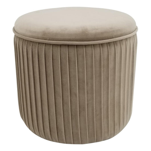 Pouf Contenitore Leon Beige 38x38x35