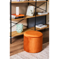 Pouf Contenitore Leon Mattone 38x38x35