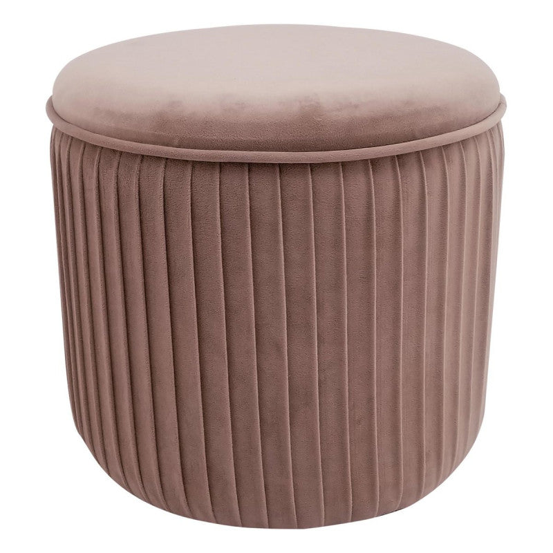 Pouf Contenitore Leon Rosa 38x38x35