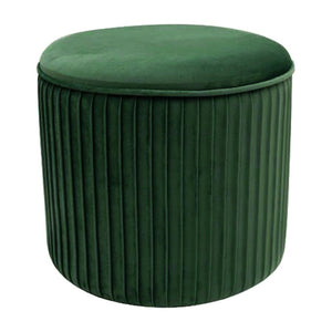 Pouf Contenitore Leon Verde Scuro 38x38x35