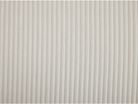 Pouf in velluto a coste "Cusco" - 80 x 74 x 49 cm - Beige