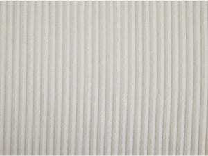 Pouf in velluto a coste "Medellin" - Beige - 85 x 85 x 72 cm