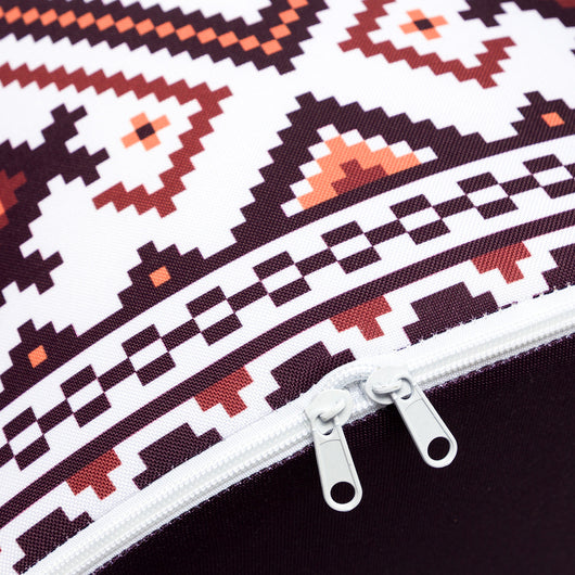 Pouf Poggiapiedi Sgabello Cilindro 40x50