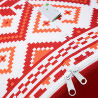 Pouf Poggiapiedi Sgabello Cilindro 40x50