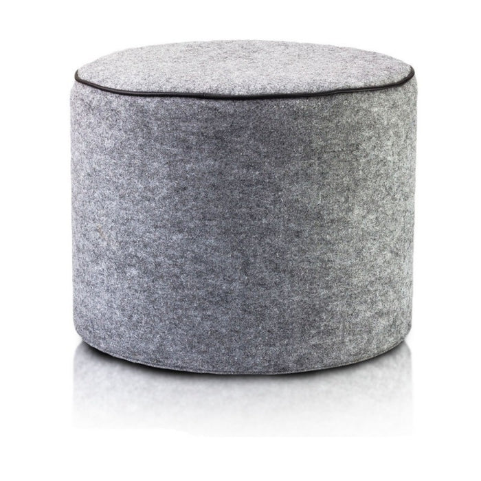 Pouf Poggiapiedi Sgabello Cilindro in Feltro 40x50
