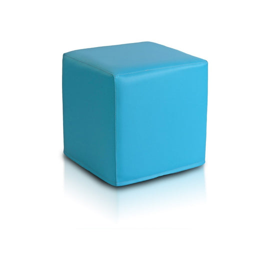 Pouf Poggiapiedi Sgabello Quadrato in Ecopelle 40x40