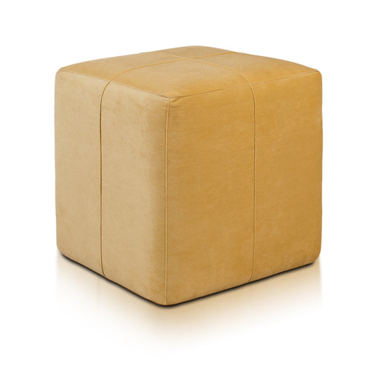 Pouf Poggiapiedi Sgabello Quadrato in Microfibra 40x40