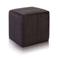Pouf Poggiapiedi Sgabello Quadrato in Microfibra 40x40