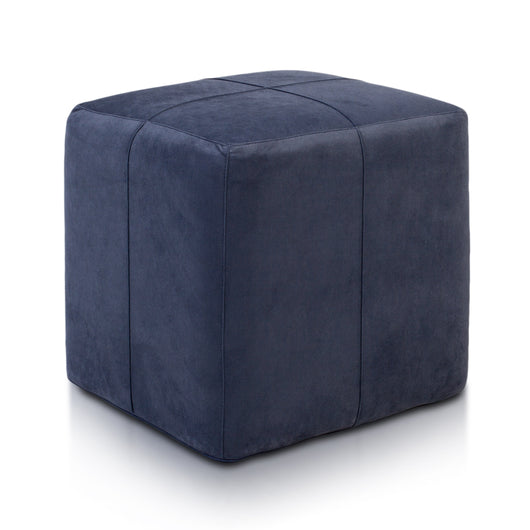 Pouf Poggiapiedi Sgabello Quadrato in Microfibra 40x40