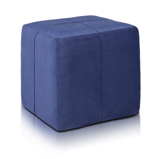 Pouf Poggiapiedi Sgabello Quadrato in Microfibra 40x40