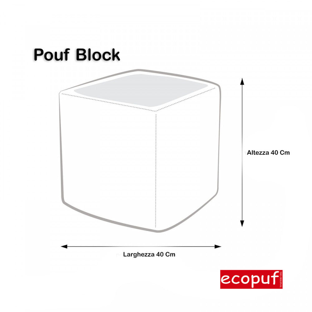 Pouf Poggiapiedi Sgabello Quadrato in Pelle di Mucca 40x40