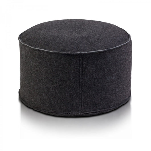 Pouf Poggiapiedi Sgabello Rotondo in Feltro 47x24