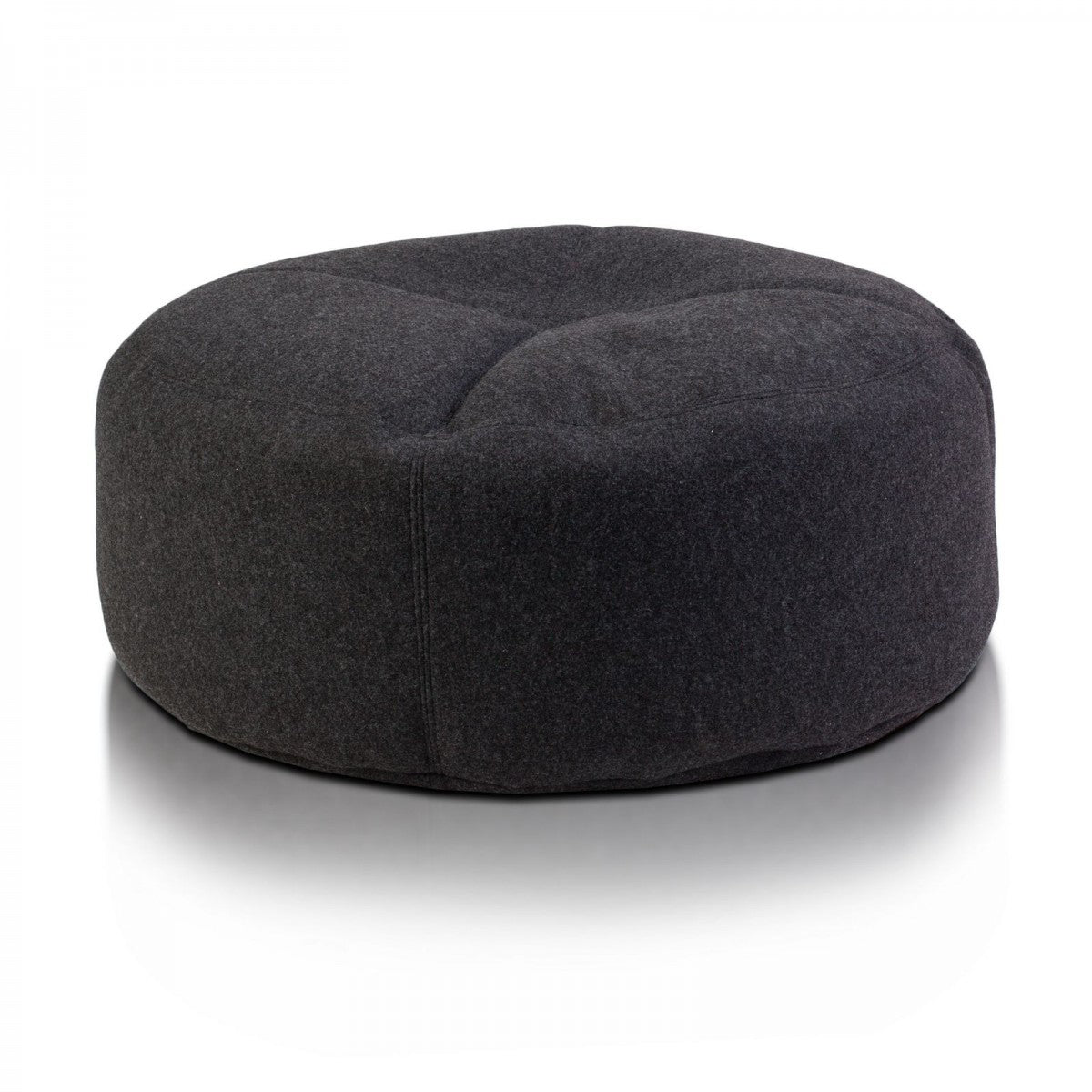 Pouf Poggiapiedi Sgabello Rotondo in Feltro 75x30
