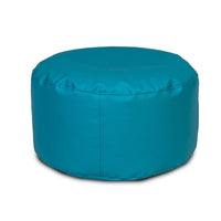 Pouf Poggiapiedi Sgabello Rotondo S in Ecopelle 47x24