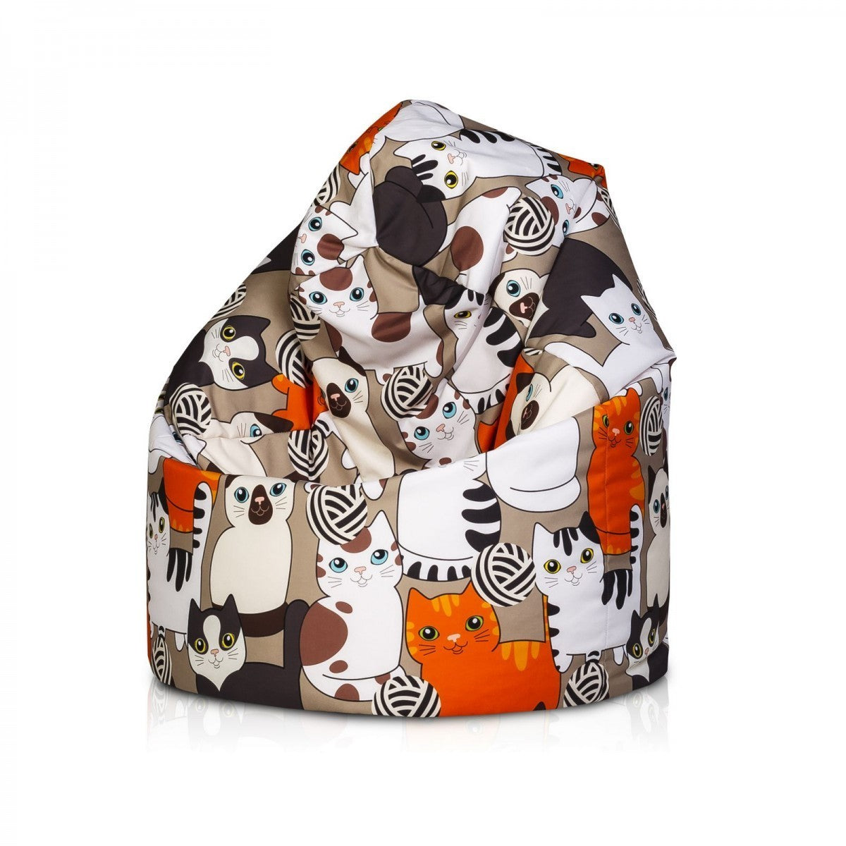 Pouf Poltrona a Sacco L Poliestere Fantasia Modern