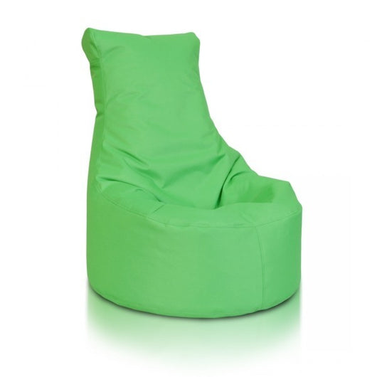 Pouf Poltrona a Sacco Seduta S in Poliestere con schienale alto