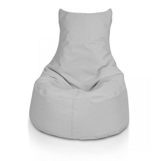 Pouf Poltrona a Sacco Seduta S in Poliestere con schienale alto