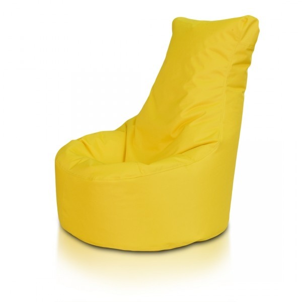 Pouf Poltrona a Sacco Seduta S in Poliestere con schienale alto