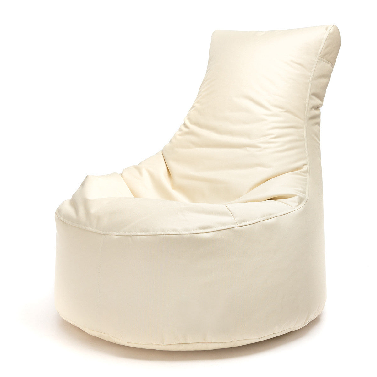 Pouf Poltrona a Sacco Seduta S in Poliestere con schienale alto