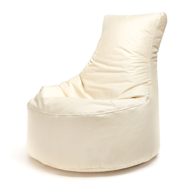 Pouf Poltrona a Sacco Seduta S in Poliestere con schienale alto