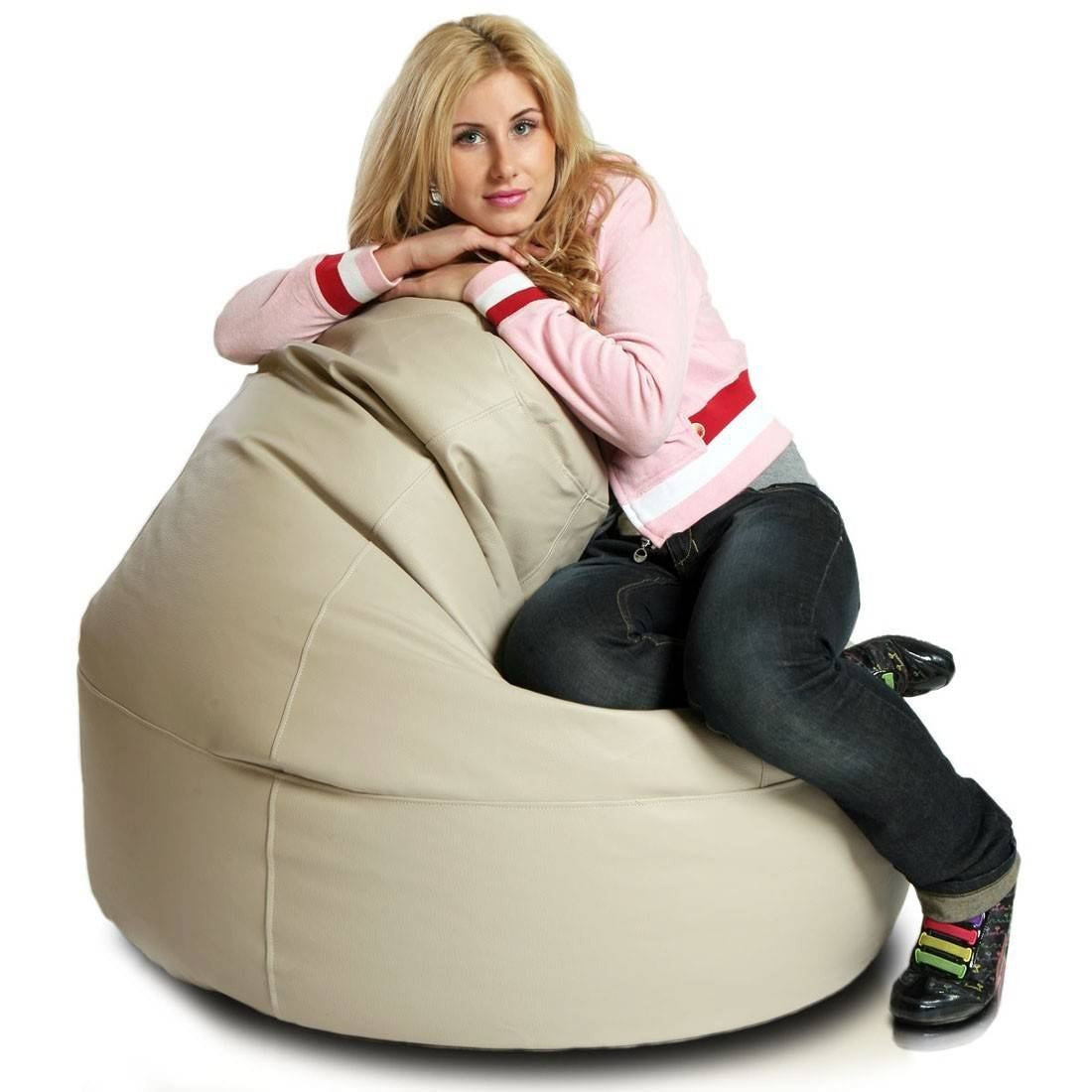 Pouf Poltrona a Sacco Viper in tessuto Ecopelle
