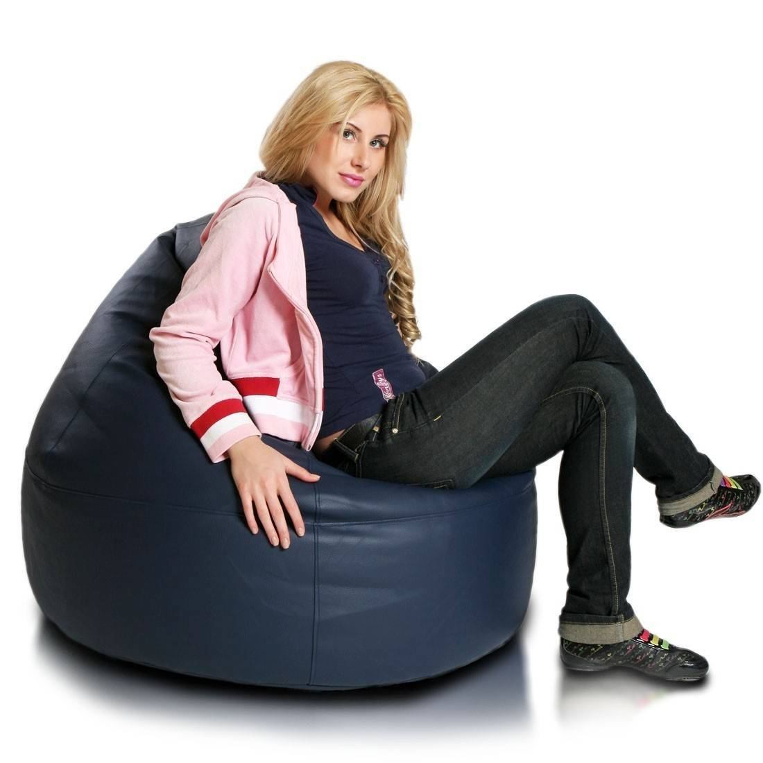 Pouf Poltrona a Sacco Viper in tessuto Ecopelle