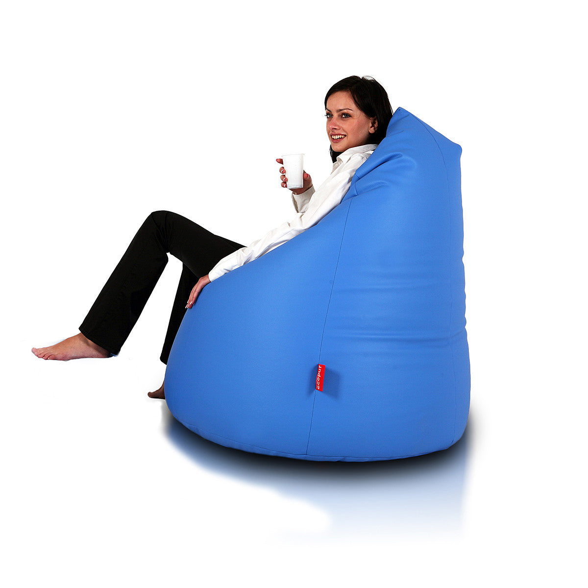 Pouf Poltrona Sacco Active in Tessuto Ecopelle