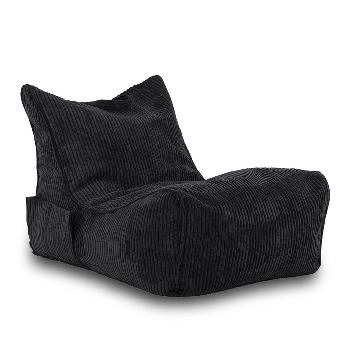 Pouf Poltrona Sacco Chaise Longue flavio in velluto