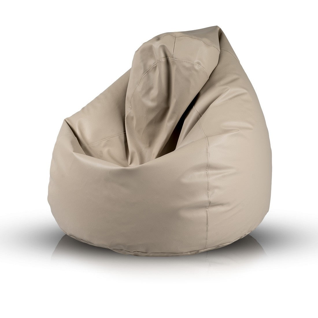 Pouf poltrona sacco fuzzy ecopelle
