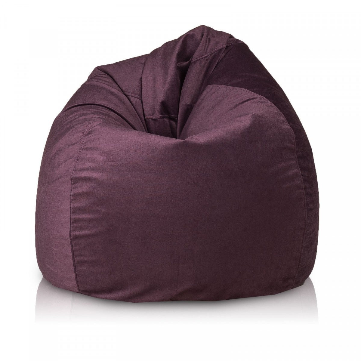 Pouf poltrona sacco fuzzy microfibra sfoderabile