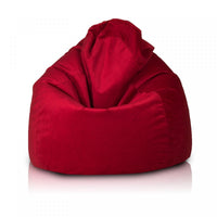 Pouf poltrona sacco fuzzy microfibra sfoderabile