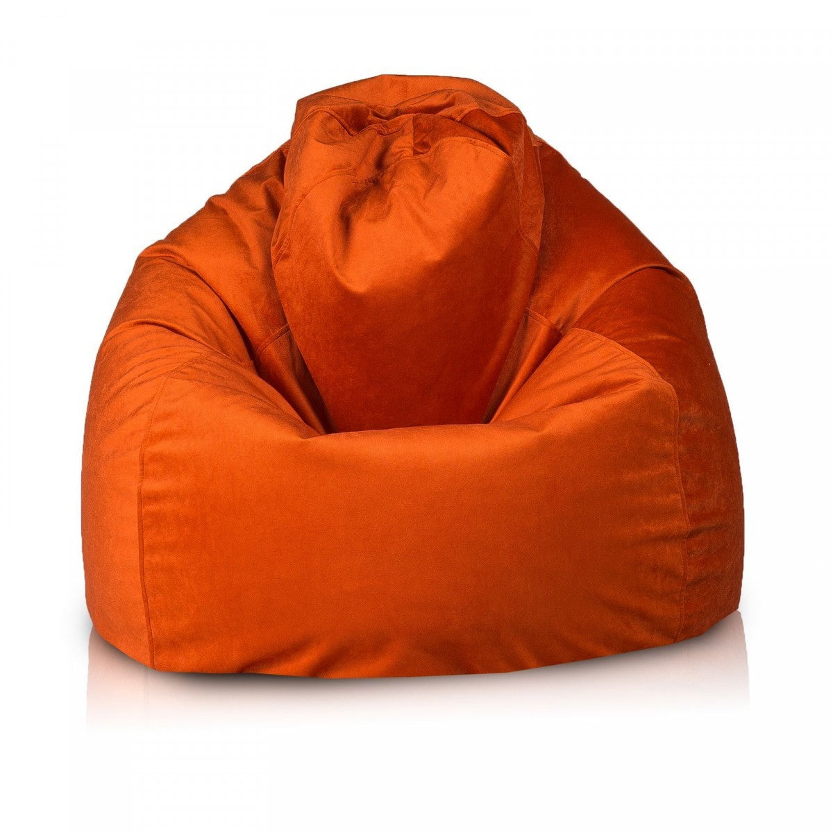 Pouf poltrona sacco fuzzy microfibra sfoderabile