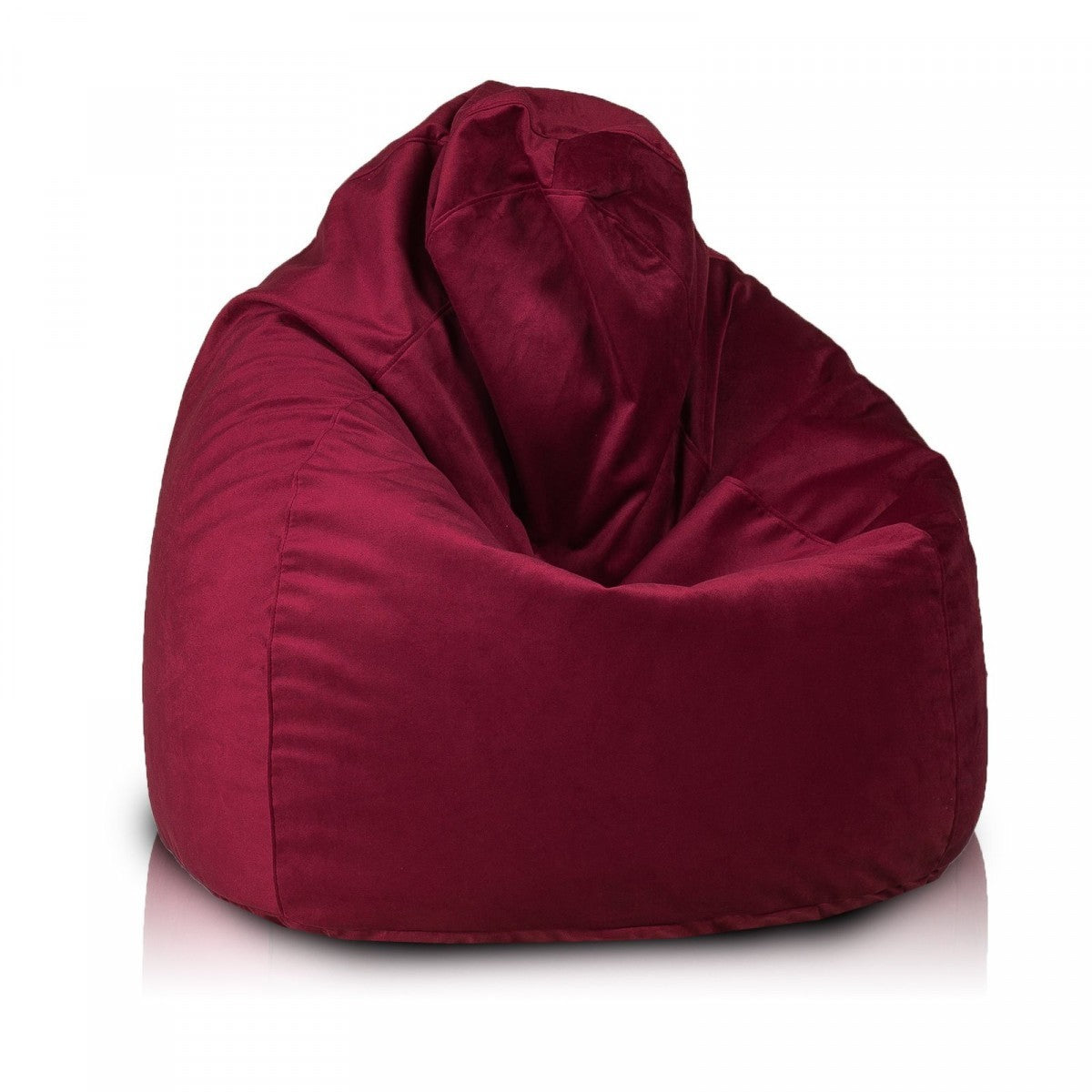 Pouf poltrona sacco fuzzy microfibra sfoderabile