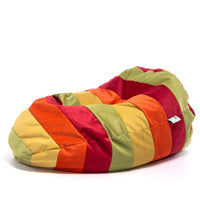 Pouf Poltrona Sacco Microfibra Patchwork