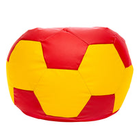 Pouf Poltrona Sacco Palla da Calcio in Ecopelle Nazionali Euro 2024