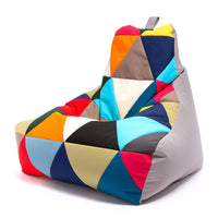 Pouf Poltrona Sacco Patchwork Outdoor