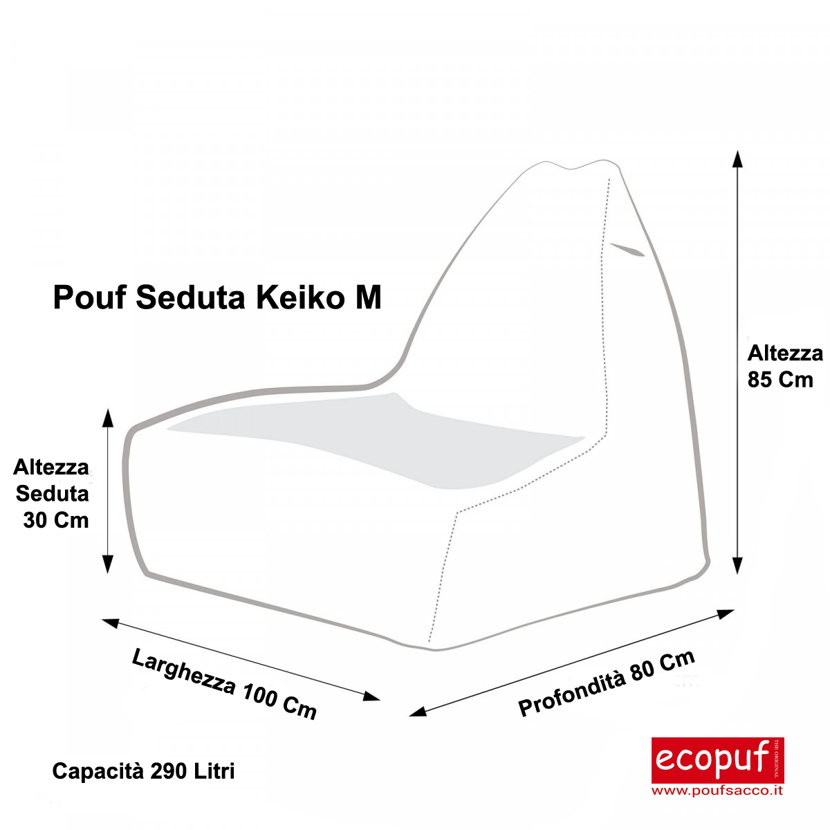 Pouf Poltrona Sacco Patchwork Outdoor