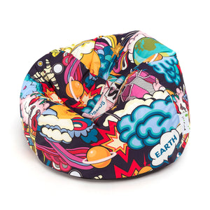 Pouf poltrona sacco sakwa m poliestere modern