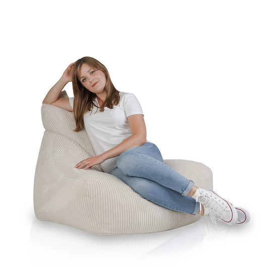 Pouf Poltrona Sacco Seduta Keiko M In Velluto Con Cuscino