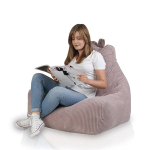 Pouf Poltrona Sacco Seduta Keiko M In Velluto Con Cuscino