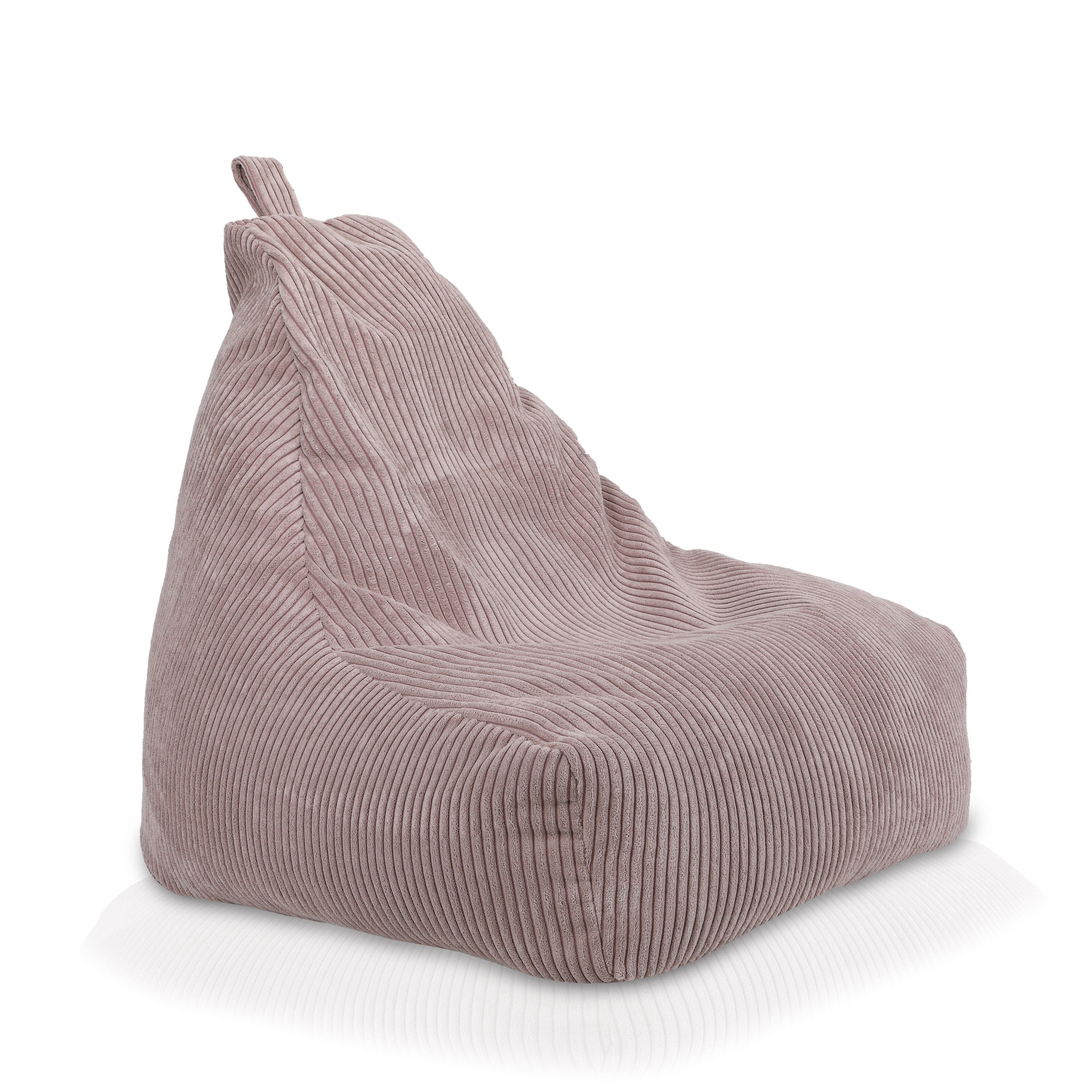 Pouf poltrona sacco seduta keiko s in velluto con Cuscino