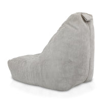 Pouf poltrona sacco seduta keiko s in velluto con Cuscino